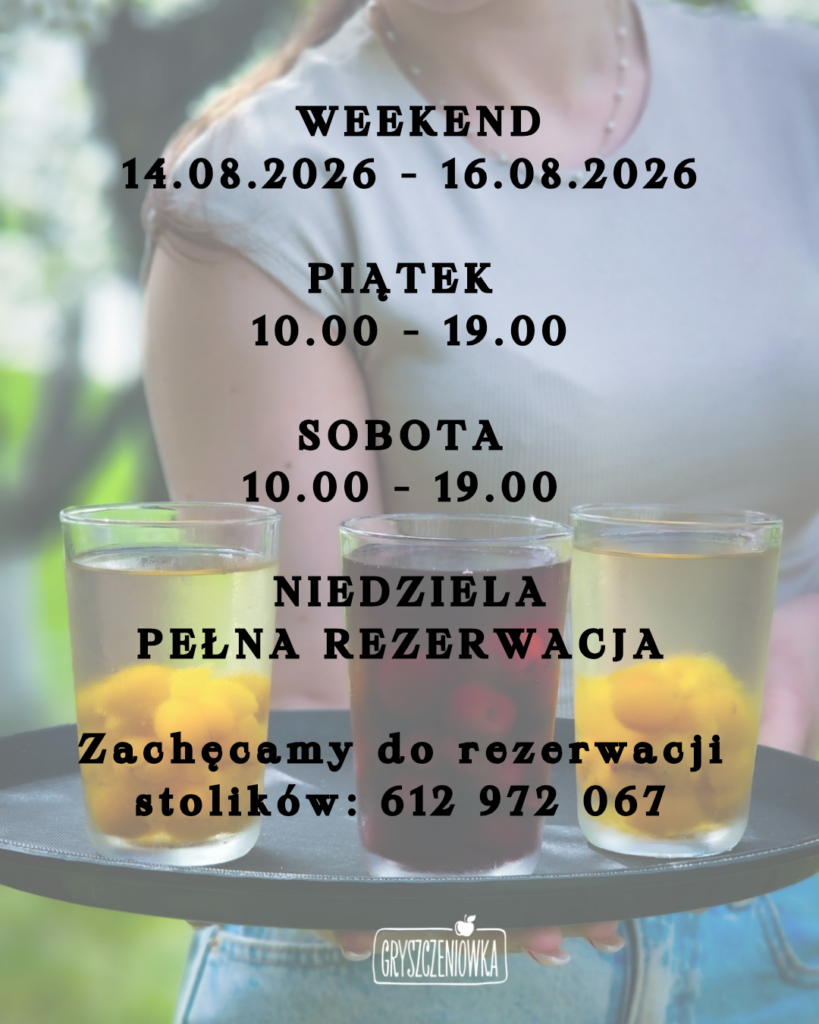 Godziny otwarcia 14.08 - 16.08